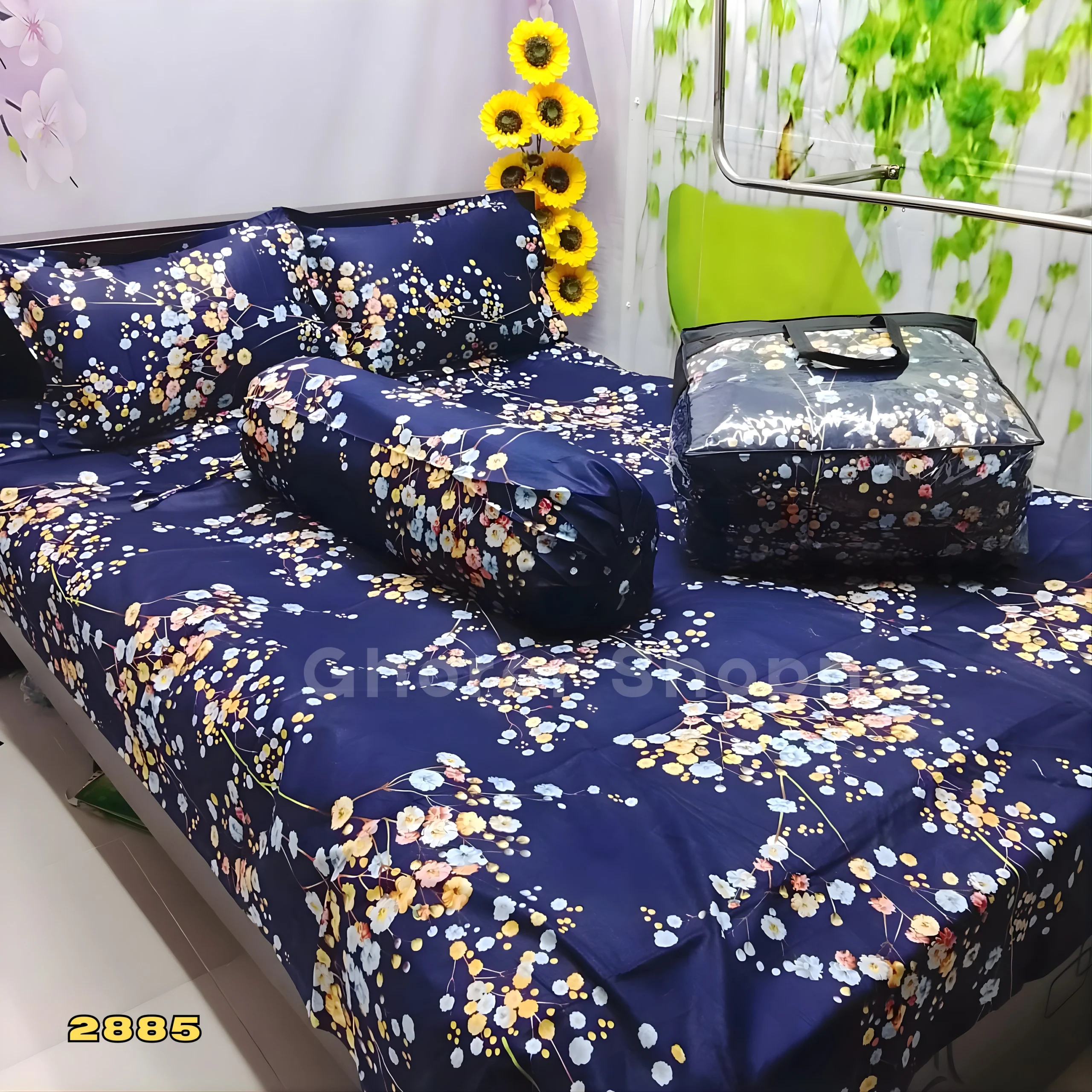 🛏️ ৫ পিস প্রিমিয়াম কম্ফর্টার সেট – কিং সাইজ