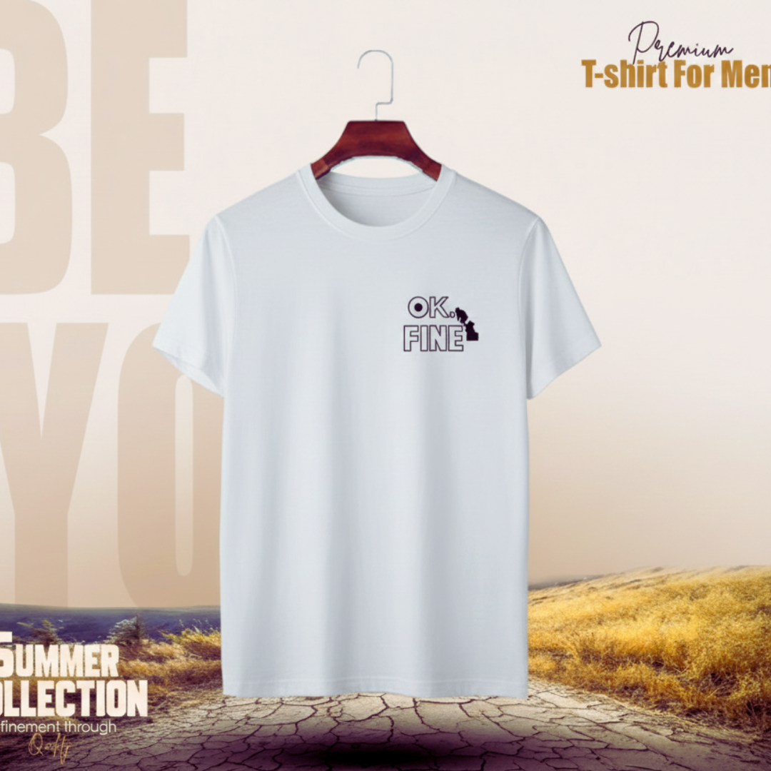 Stylish Comfortable sports T-Shirt (okay Fine)